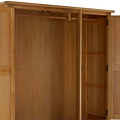 Broadway Oak Triple Wardrobe