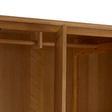 Broadway Oak Triple Wardrobe