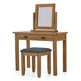 Broadway Oak Dressing Table Set