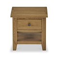 Broadway Oak Lamp Table with Drawer