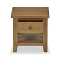 Broadway Oak Lamp Table with Drawer