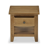 Broadway Oak Lamp Table with Drawer