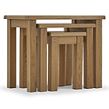 Broadway Oak Nest of Tables