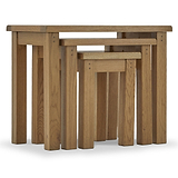 Broadway Oak Nest of Tables