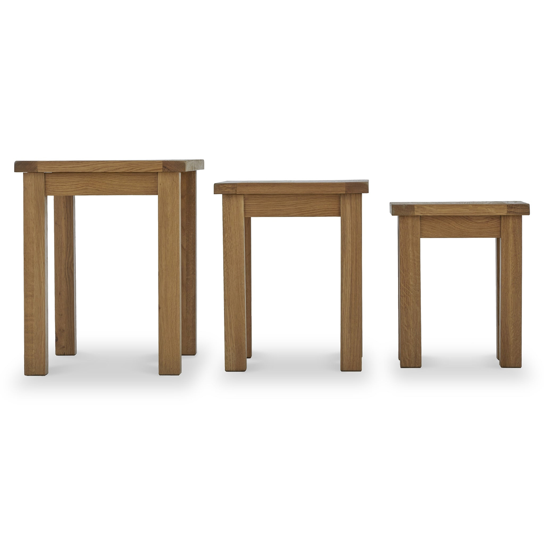 Broadway Oak Nest of Tables