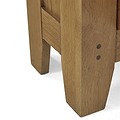 Broadway Oak Corner TV Unit with Drawer