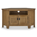 Broadway Oak Corner TV Cabinet with Door