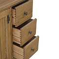 Broadway Oak Mini Sideboard with Side Drawers