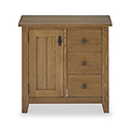 Broadway Oak Mini Sideboard with Side Drawers