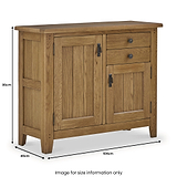 Broadway Small Sideboard Cabinet dimensions