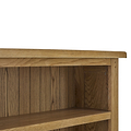 Broadway Oak Low Bookcase from Roseland Furniture