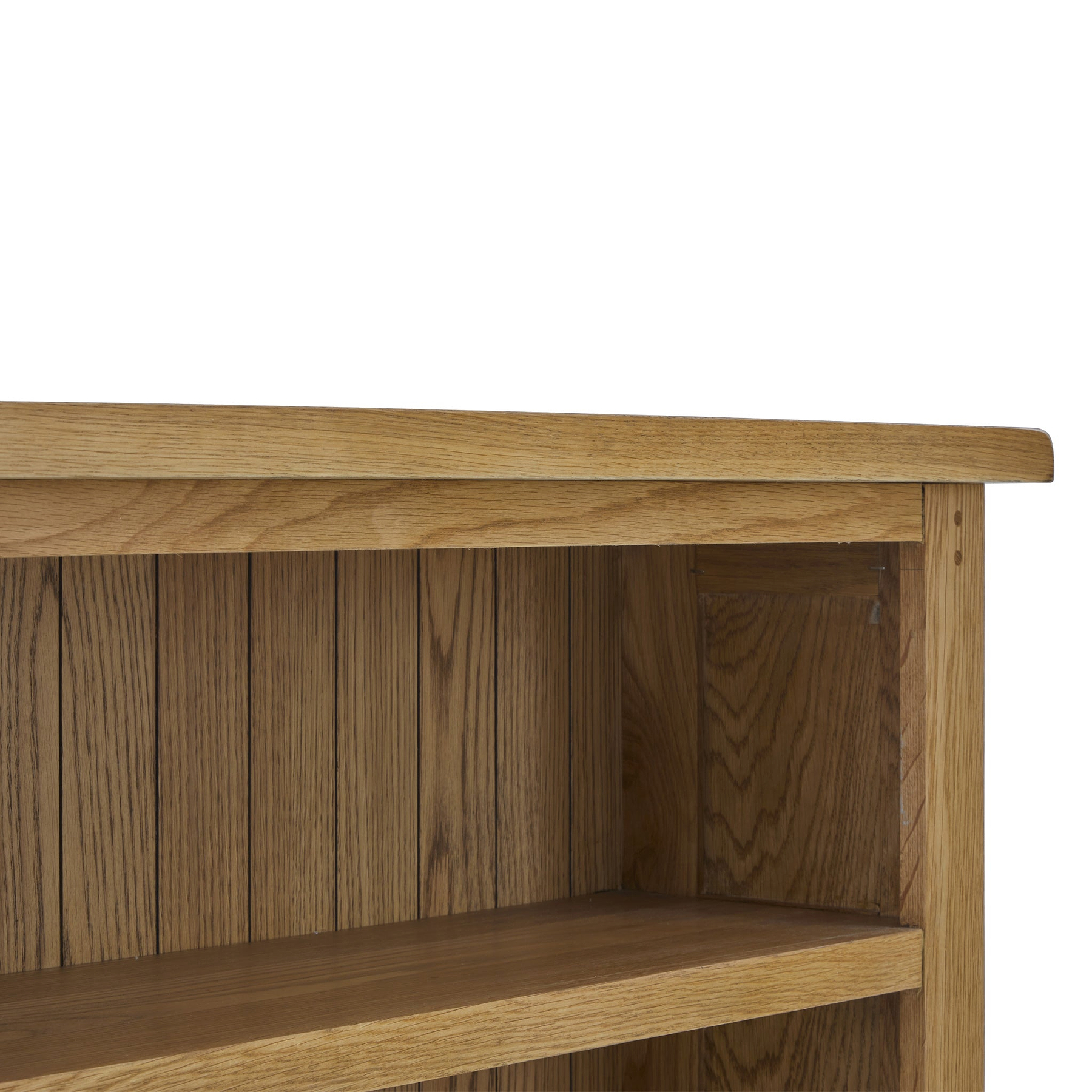 Broadway Oak Low Bookcase from Roseland Furniture