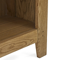 Broadway Oak Low Bookcase from Roseland Furniture