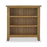 Broadway Oak Low Bookcase from Roseland Furniture