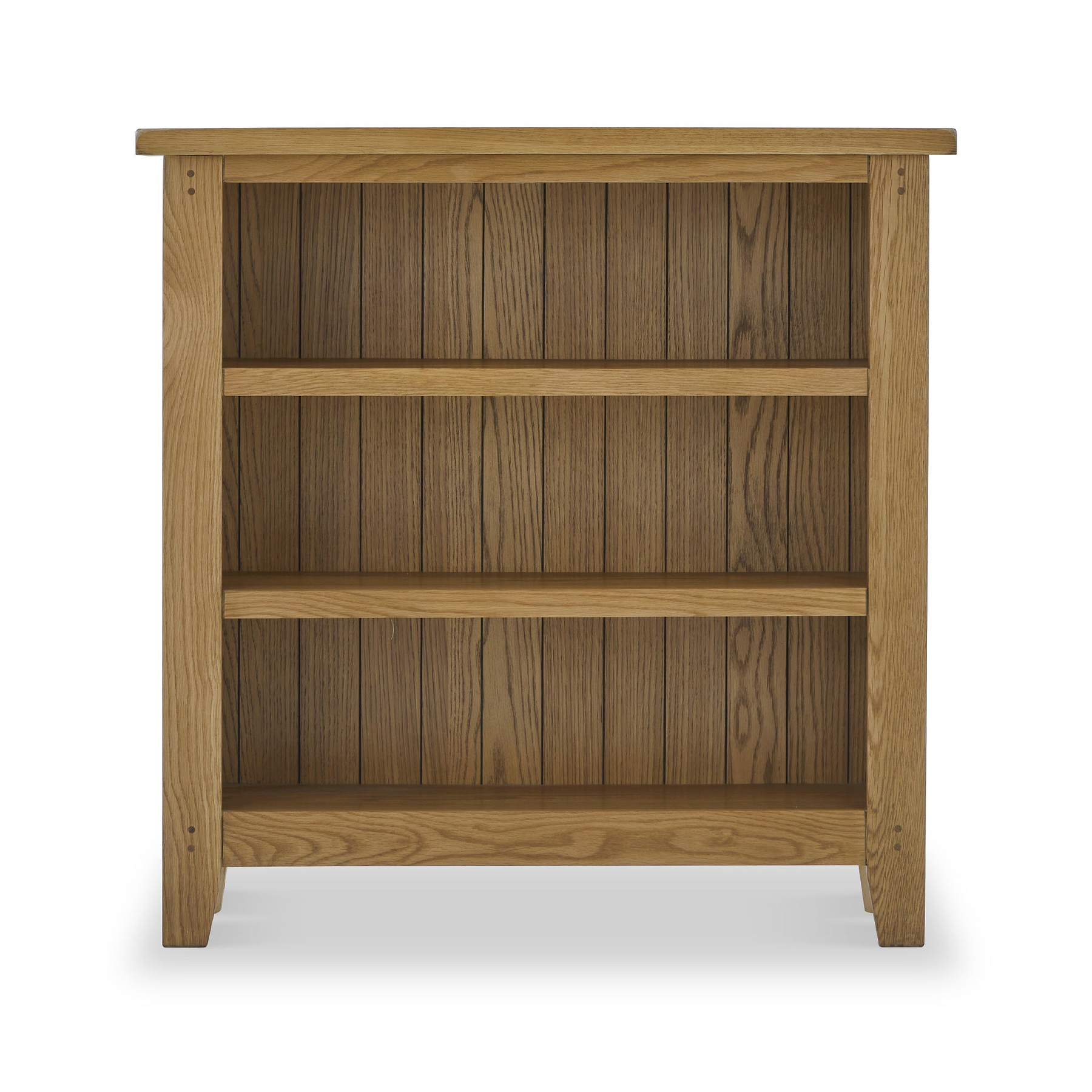 Broadway Oak Low Bookcase from Roseland Furniture