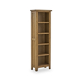 Broadway Oak Slim Bookcase from Roseland Furniture