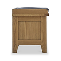 Broadway Oak Hallway Bench with Baskets