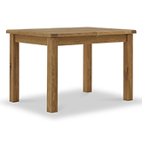 Broadway Oak Compact Butterfly Extending Dining Table from Roseland Furniture
