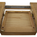 Broadway Oak Compact Butterfly Extending Dining Table 