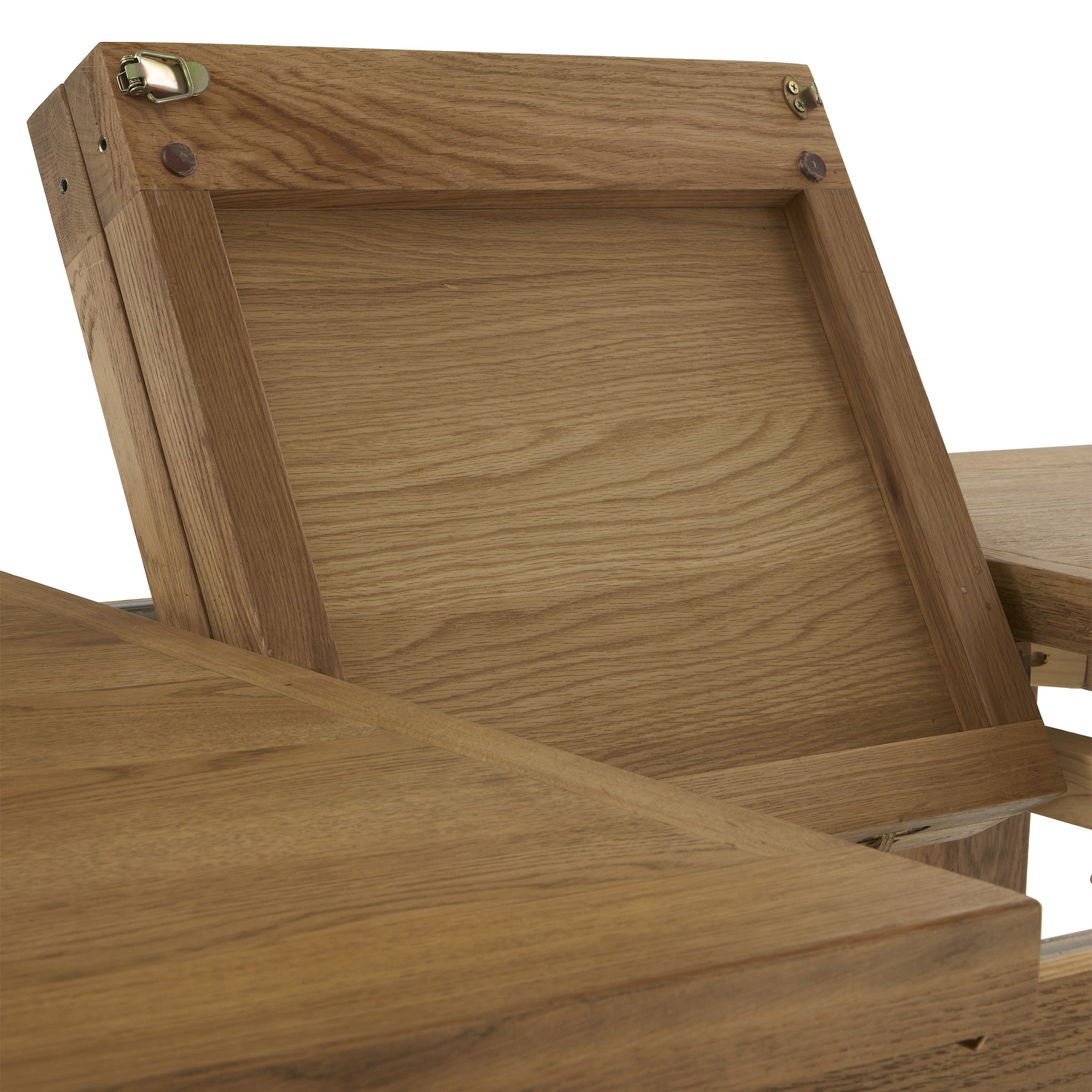 Broadway Oak Compact Butterfly Extending Dining Table 