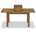 Broadway Oak Compact Butterfly Extending Dining Table 