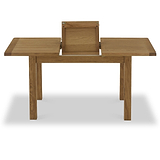 Broadway Oak Compact Butterfly Extending Dining Table 