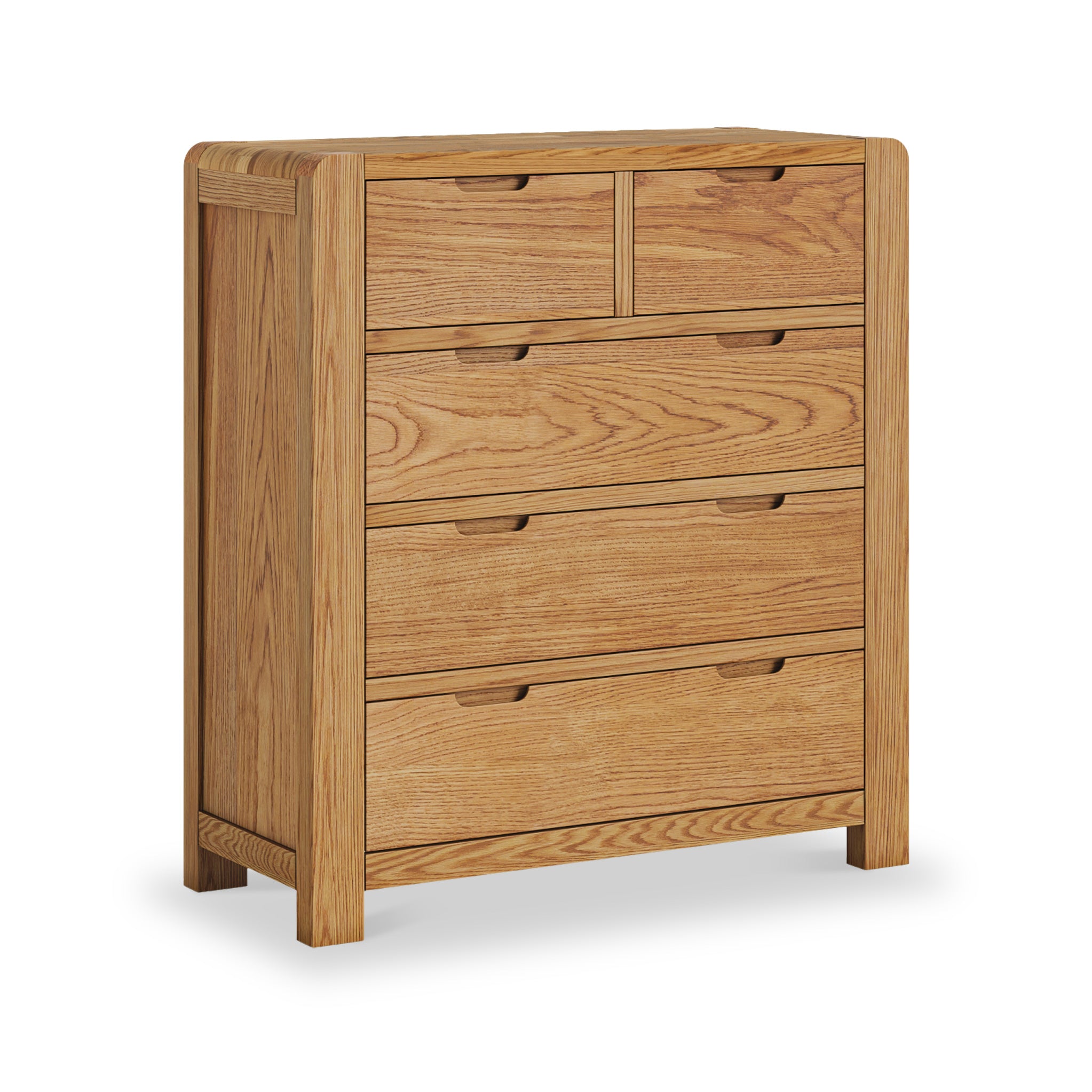 Harvey Chunky Oak 2 Over 3 Chest of Drawers | Roseland