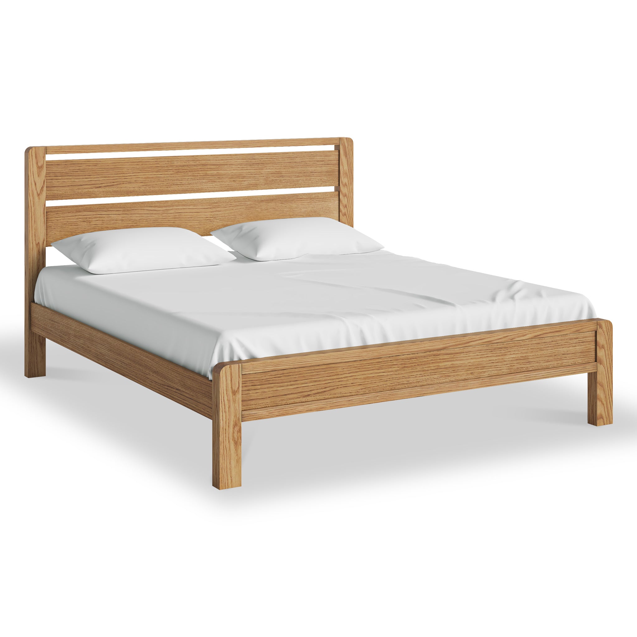 Harvey Chunky Oak Bed Frame | Double, King, Super King | Roseland