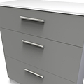Blakely Grey and White 4 Piece Bedroom Set