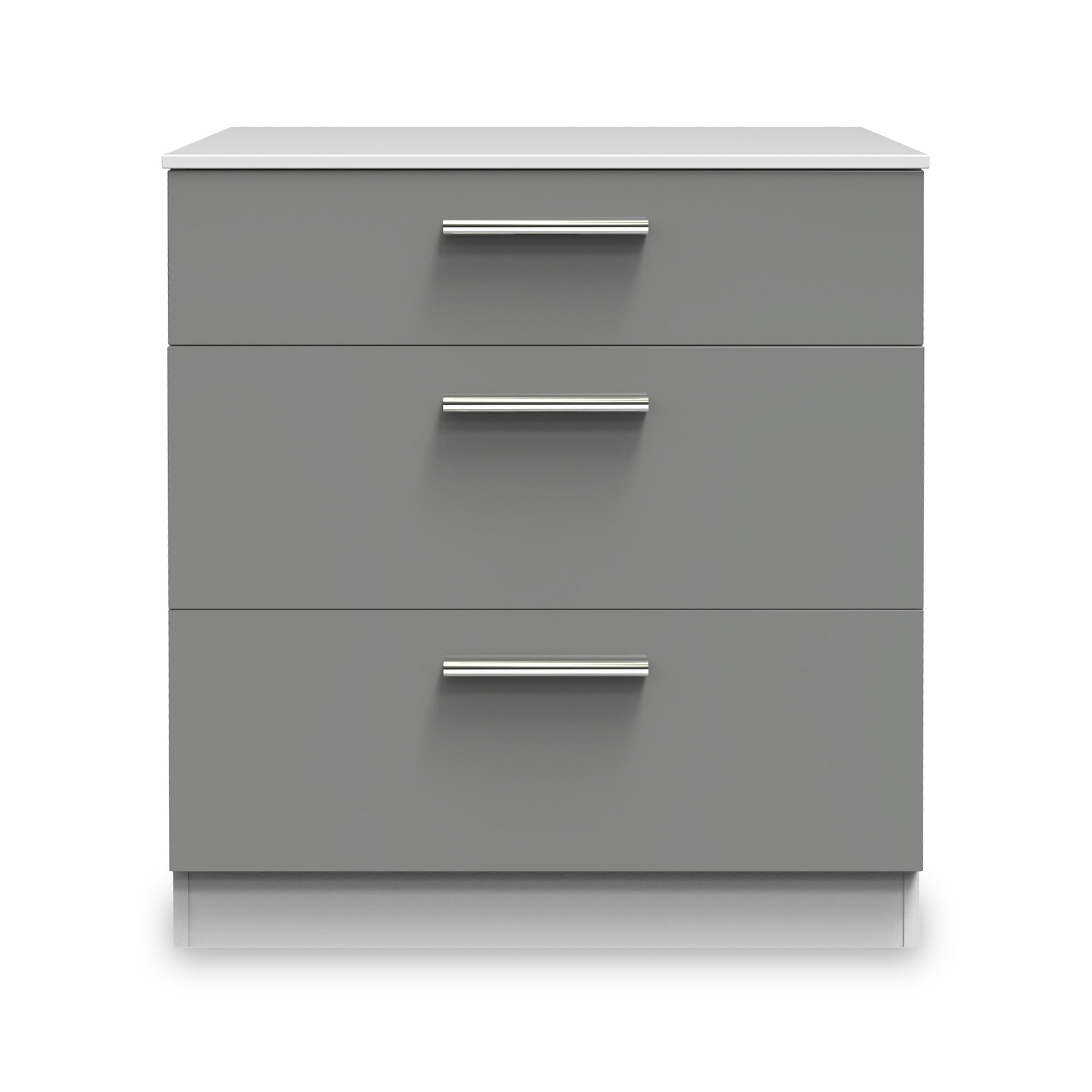 Blakely Grey and White 3 Piece Bedroom Set