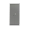 Blakely Grey and White 2 Door Wardrobe