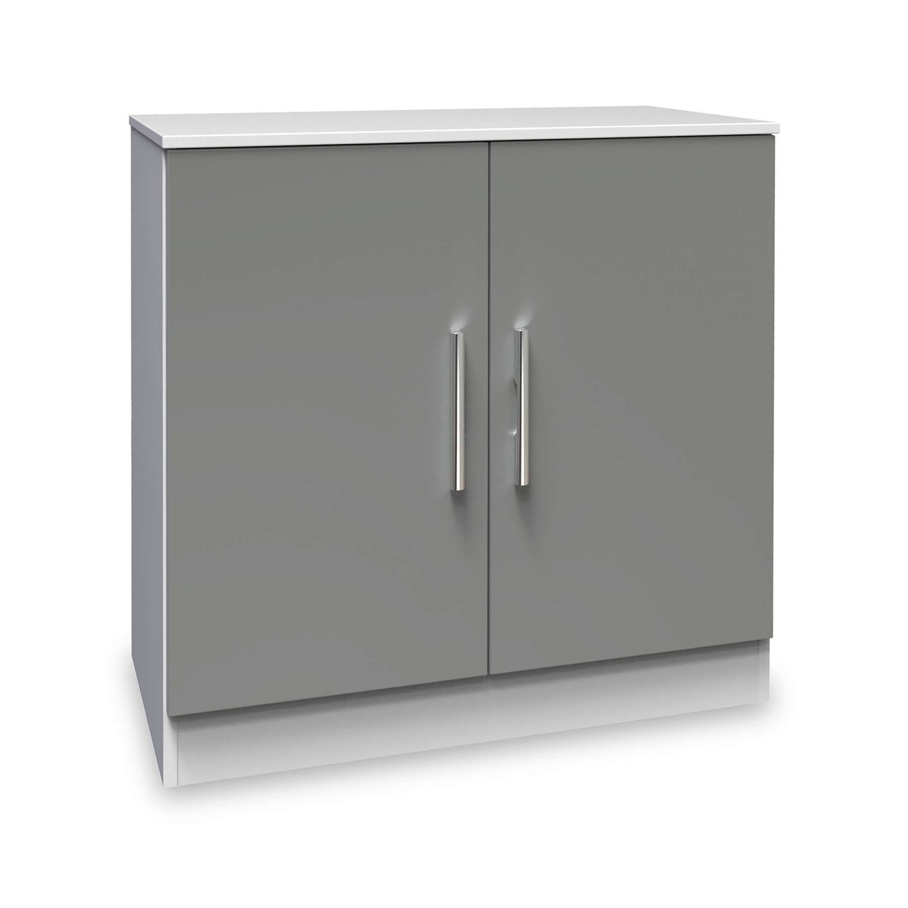 Blakely Grey and White 2 Door Cabinet by Roseland Furniture