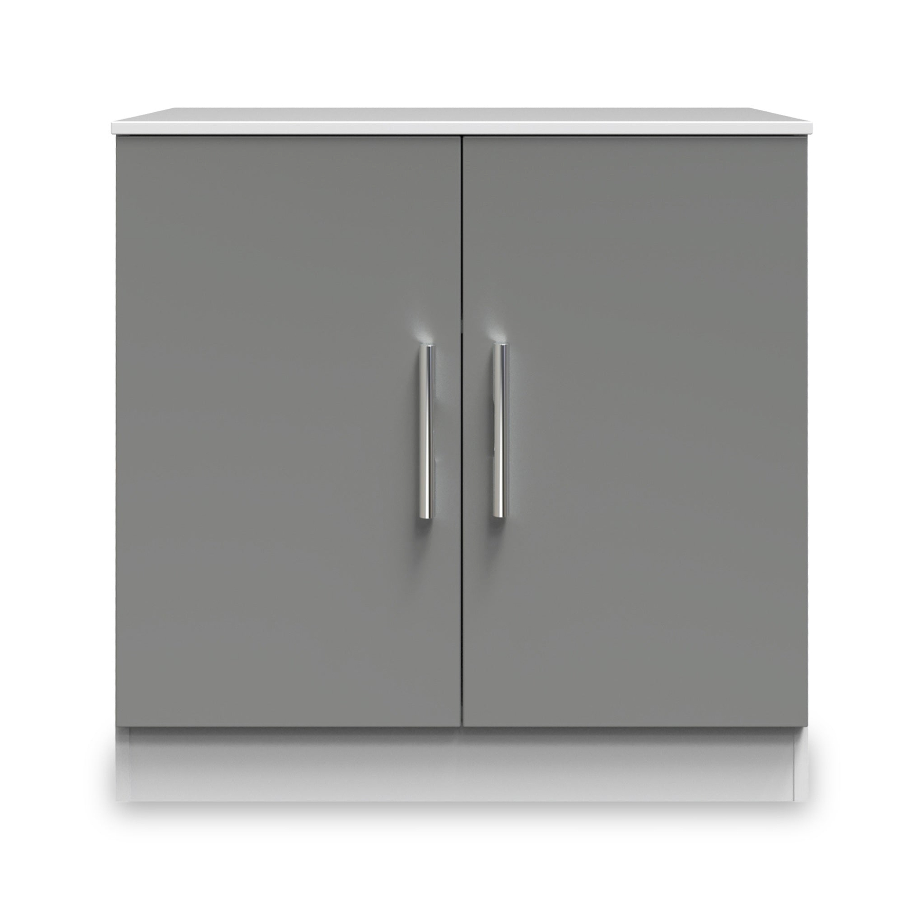 Blakely Grey and White 2 Door Cabinet by Roseland Furniture