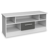 Blakely Grey and White 1 Drawer TV Unit