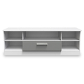 Blakely Grey and White Wide 1 Drawer TV Unit