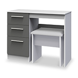 Blakely Grey and White Dressing Table Set
