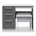 Blakely Grey and White Dressing Table Set