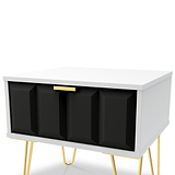 Harlow 1 Drawer Bedside Table from Roseland Furniture