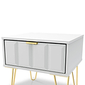 Harlow 1 Drawer Bedside Table from Roseland Furniture