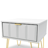 Harlow 1 Drawer Bedside Table from Roseland Furniture