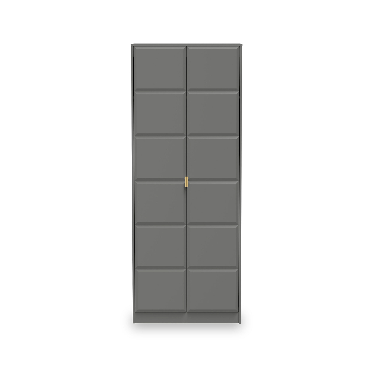 Harlow Grey 2 Door Panelled Wardrobe