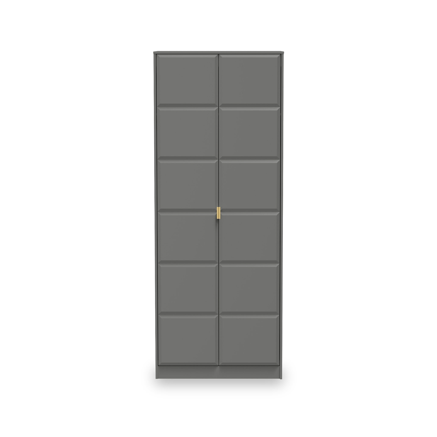Harlow Grey 2 Door Panelled Wardrobe