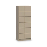 Harlow Taupe 2 Door Panelled Wardrobe from Roseland