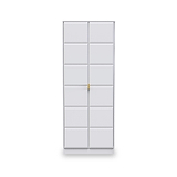 Harlow White 2 Door Panelled Wardrobe