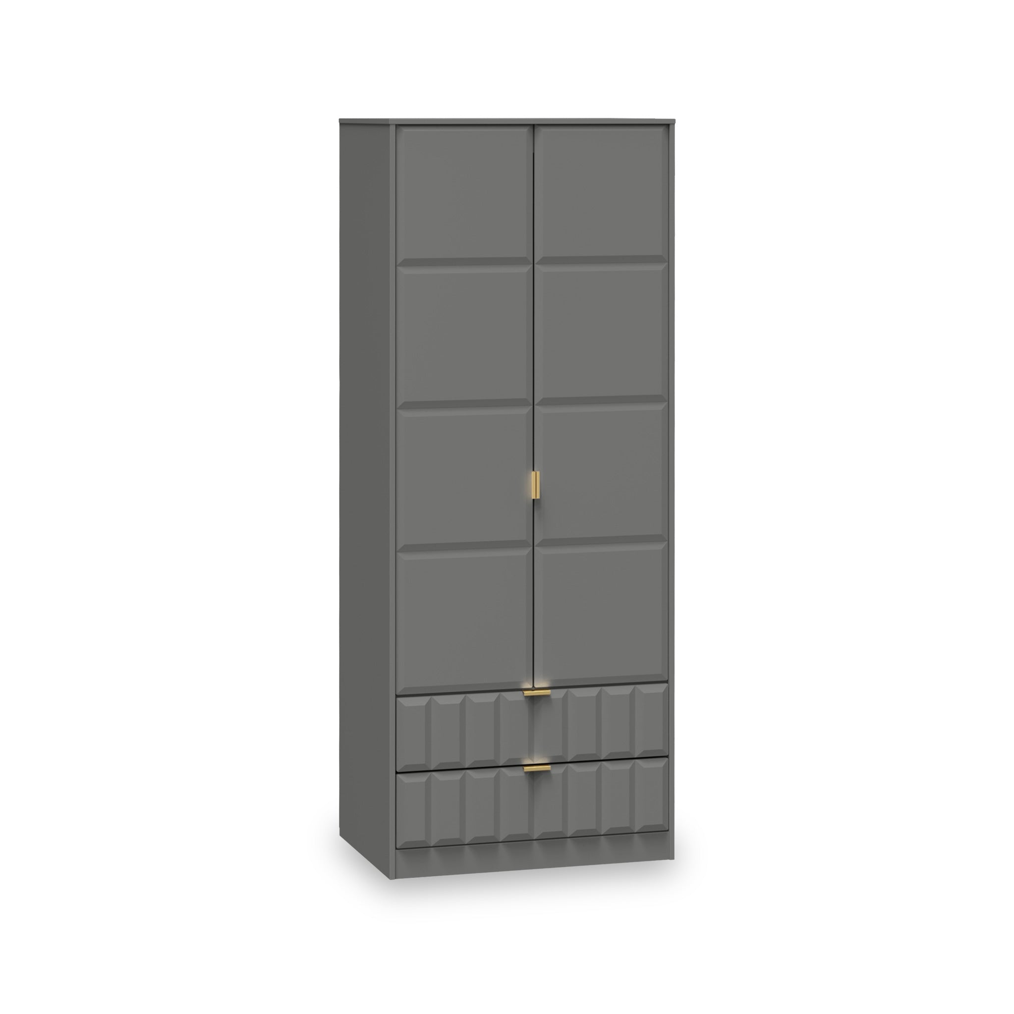 ROBIN & JUDITHE RANDALL,メロハー,新品8CDBOX Harlow Cube 2 Door 2 Drawer Panelled Double Wardrobe | Roseland