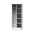 Harlow White Open Shelf Wardrobe Unit