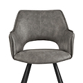Harley Light Grey PU Dining Chair 
