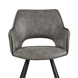 Harley Light Grey PU Dining Chair 