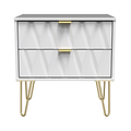 Geo White 2 Drawer Utility Chest for Roseland