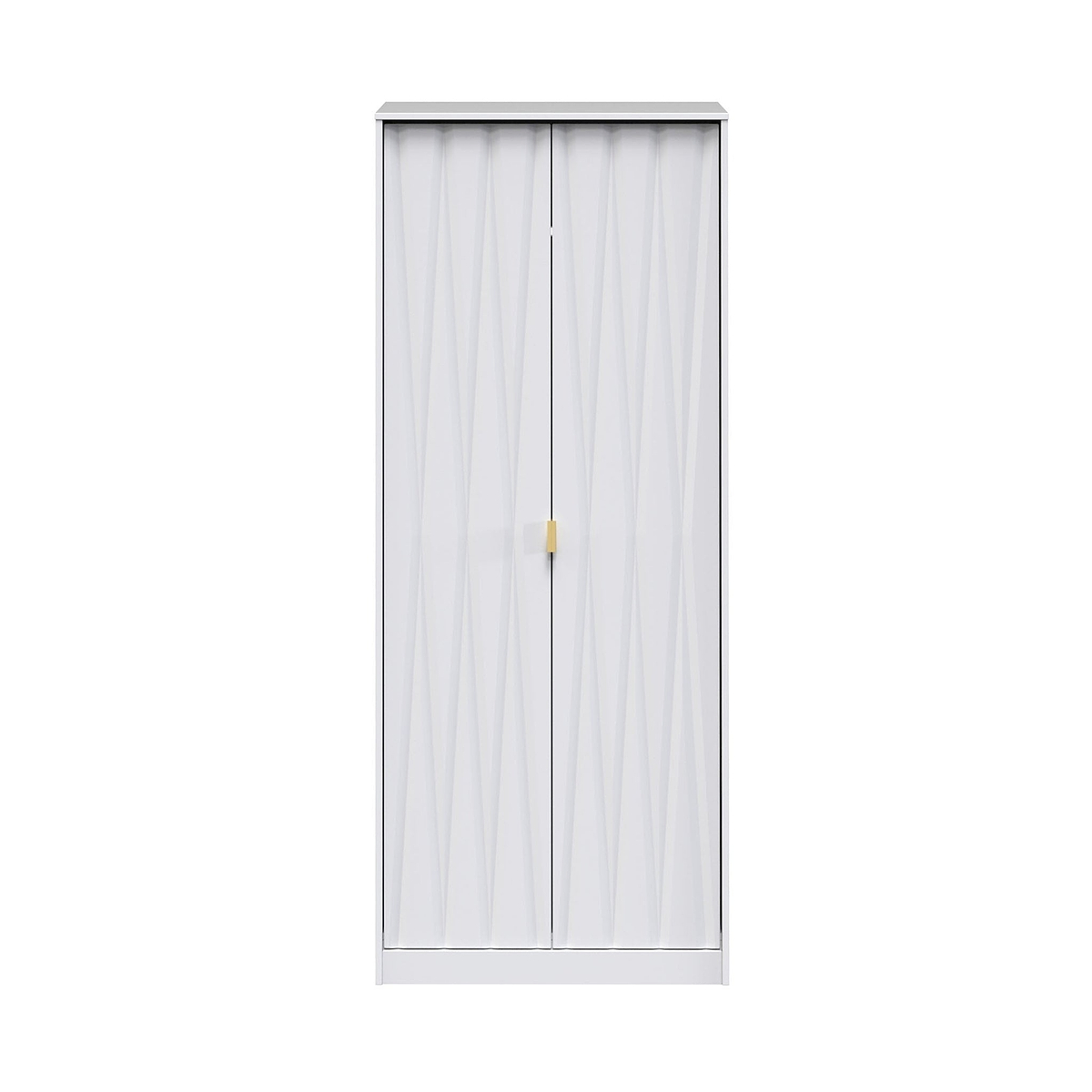 Geo white 2 door double wardrobe from roseland